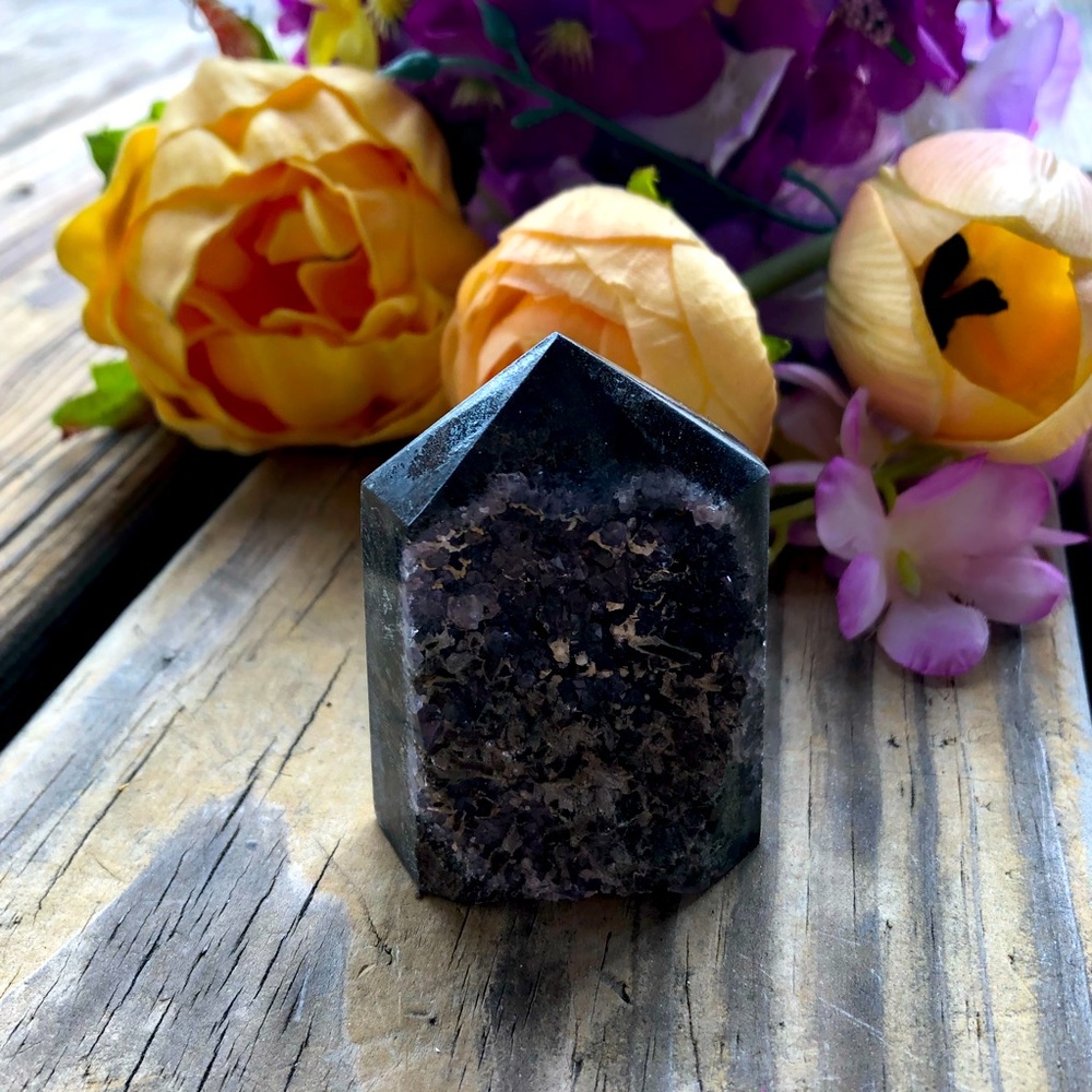 Amethyst Crystal Cluster Tower